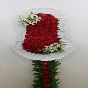 Gerbera Lilyum Çelenk